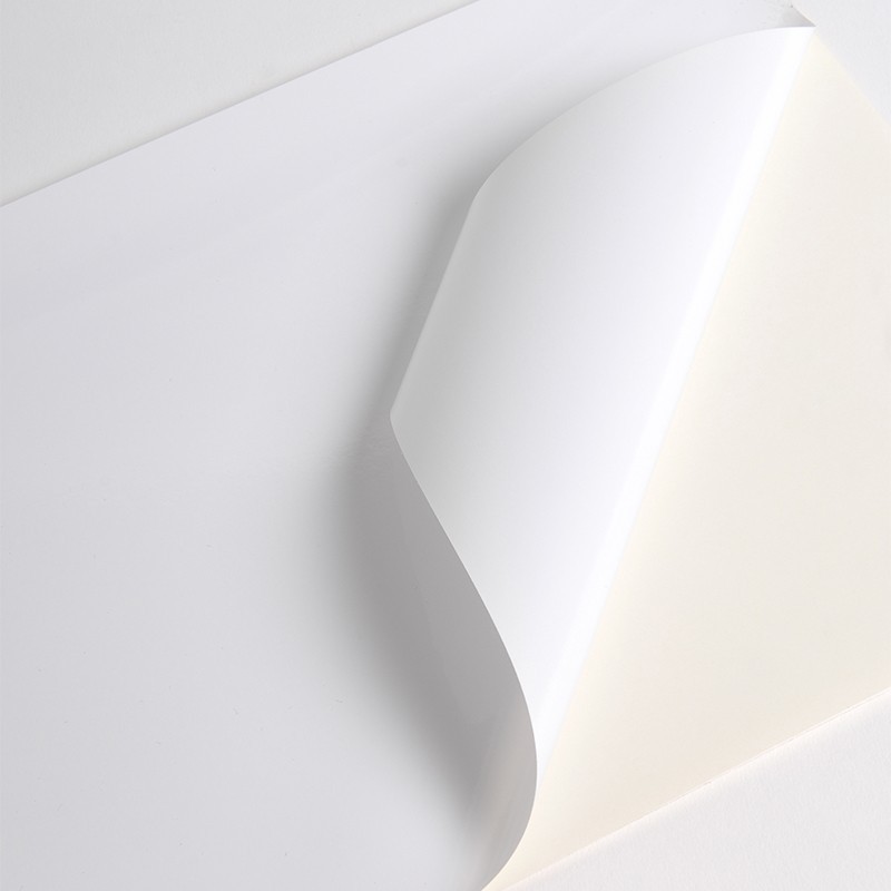 V3101WG - Blanc Brillant adh enlevable incolore